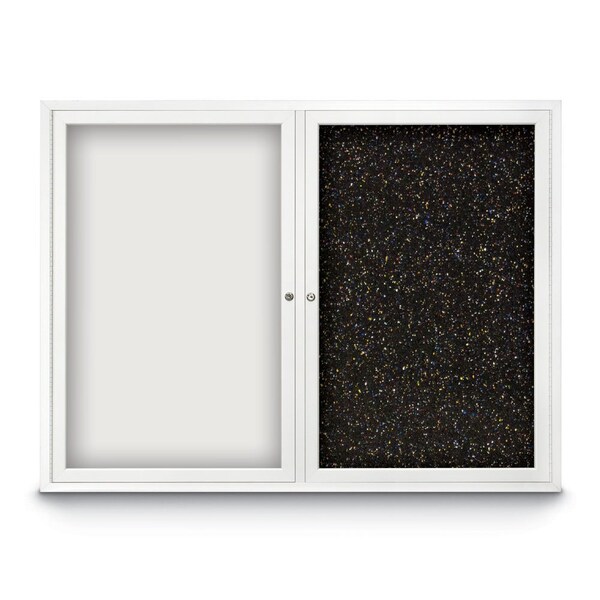 Corkboard, Med Grey/Satin, 36" x 36"